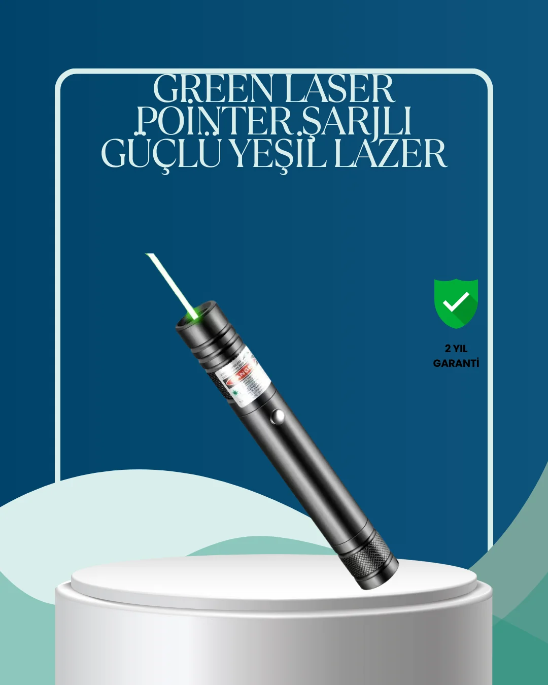 Profesyonel Kullanım İçin 5000mW Yeşil Lazer İşaretleyici