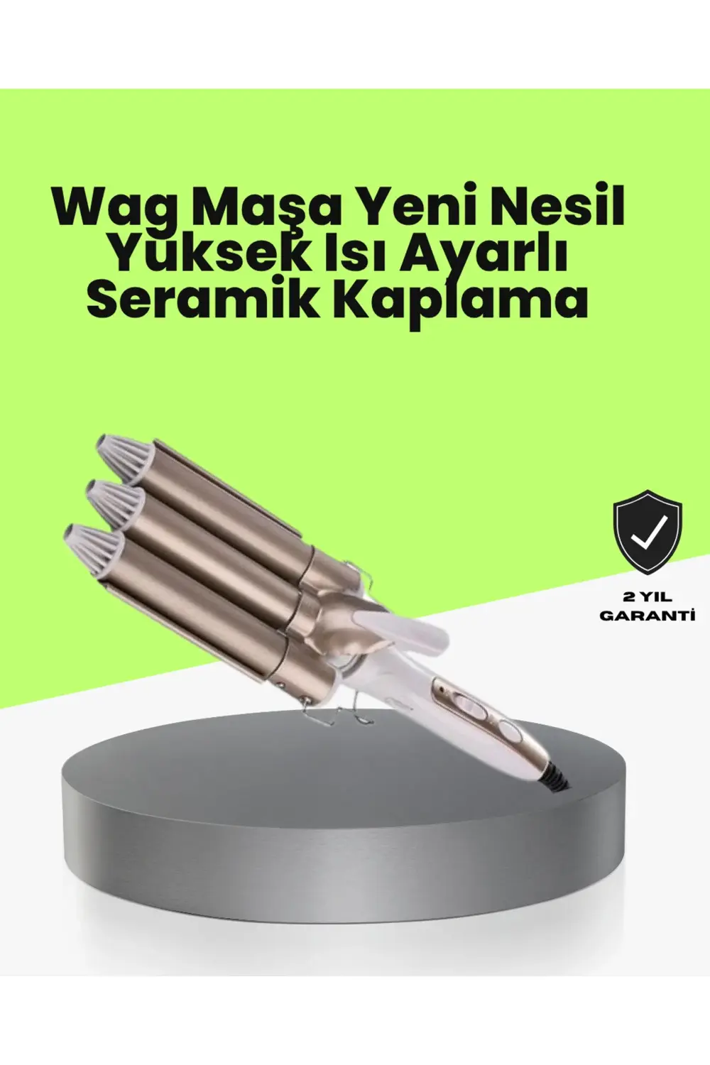 Profesyonel Kullanıma Uygun Bukle Maşası