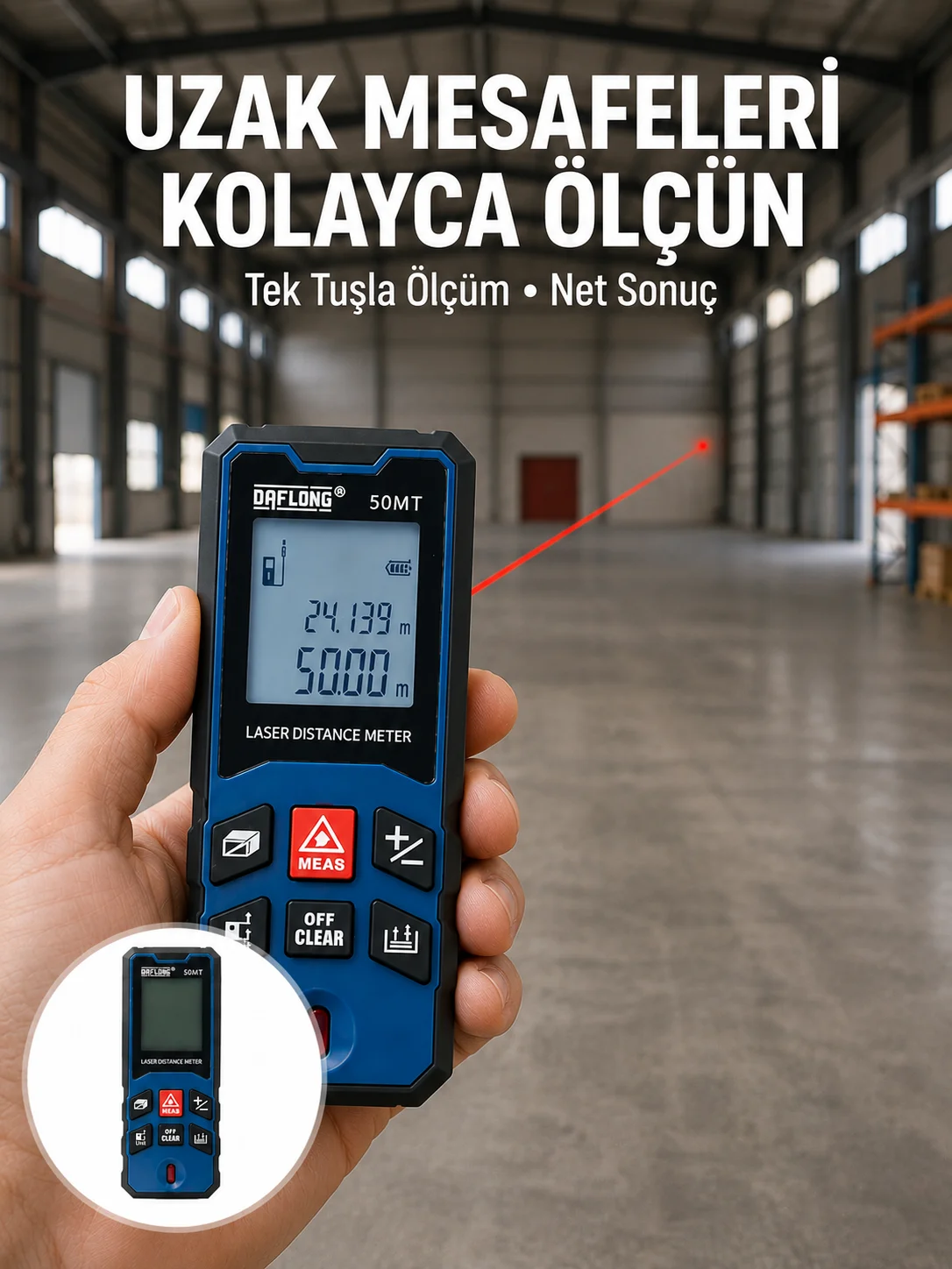 Profesyonel Lazer Metre Hassas Ölçüm ve Dijital Ekran Yeni Nesil Fiyatı, Yorumları ve Özellikleri