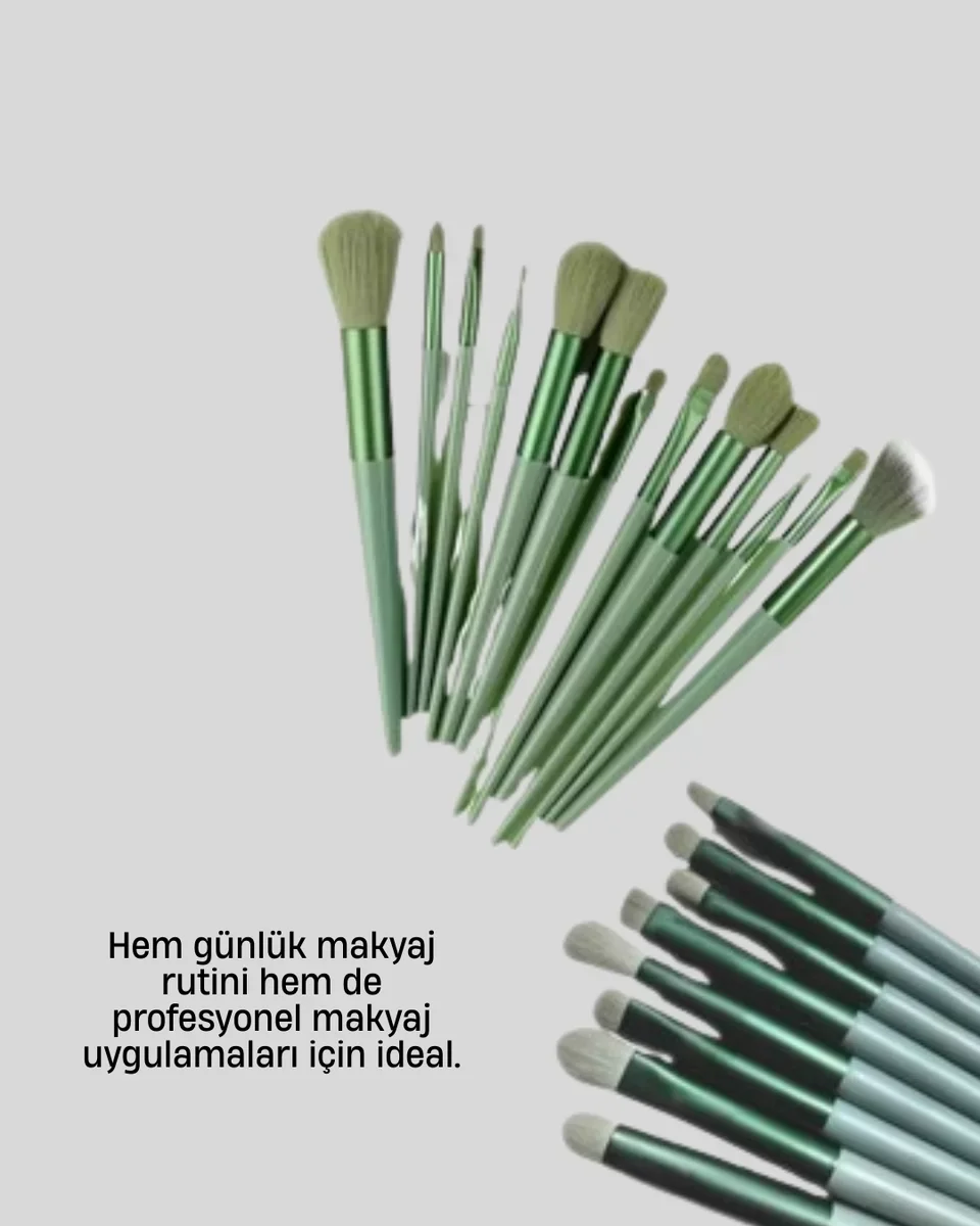 Profesyonel Makyaj Fırça Seti: Yumuşak Kıllı & Taşınabilir Çanta