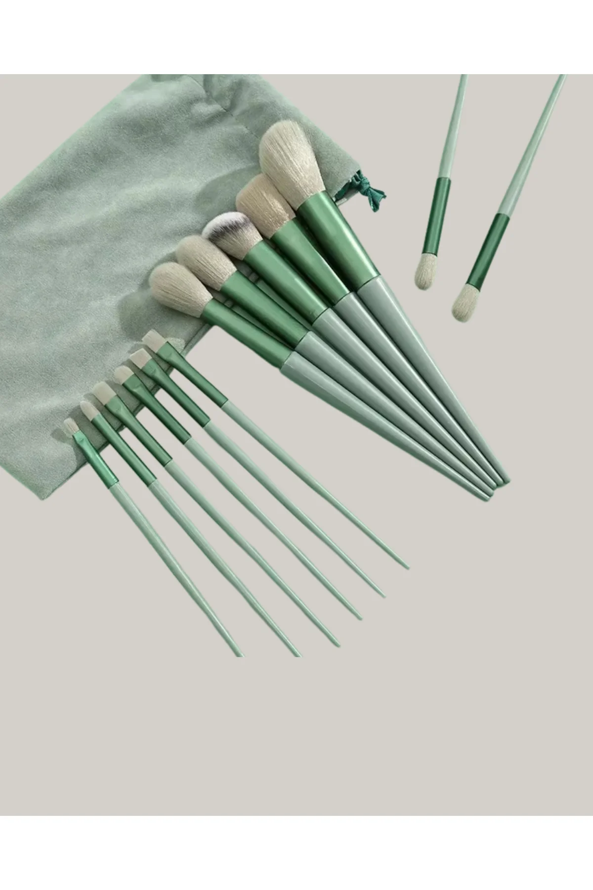 Profesyonel Makyaj Fırça Seti Yumuşak Kıllı Taşınabilir Çantalı -