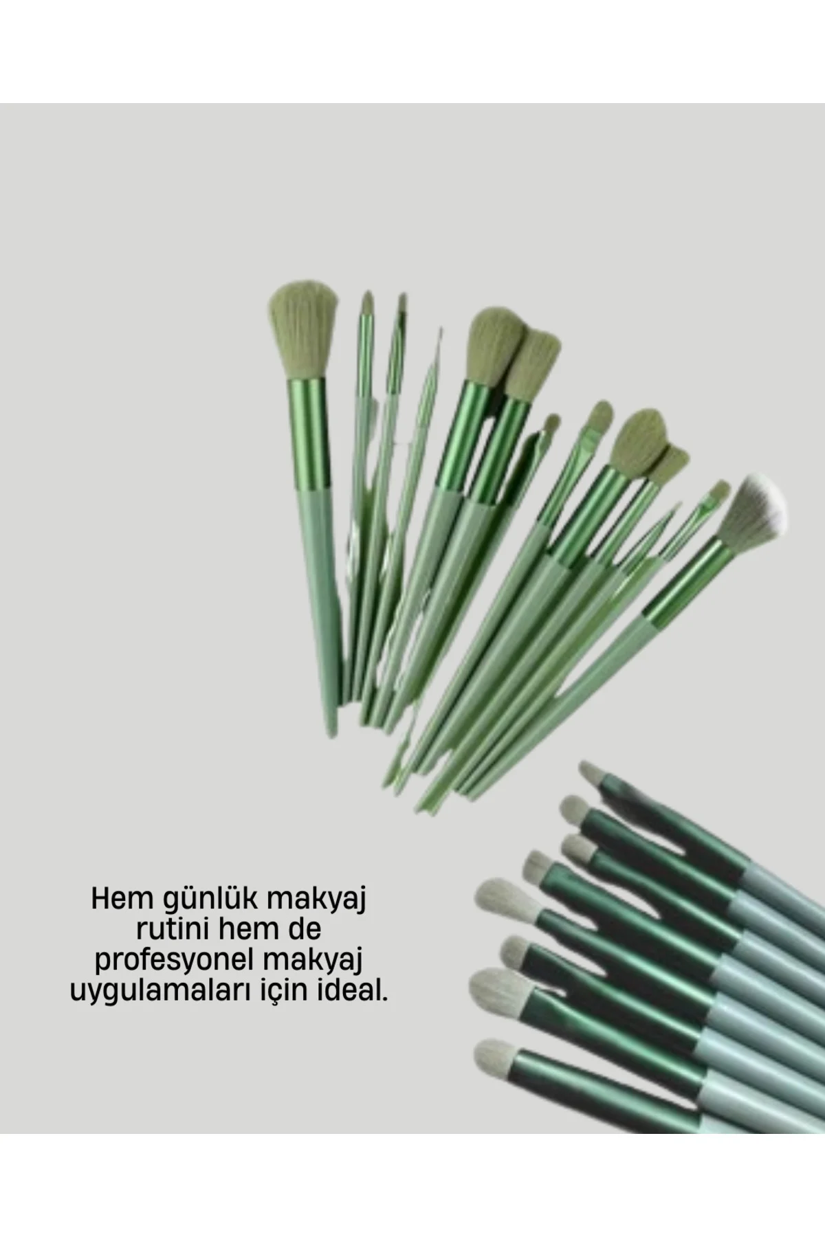 Profesyonel Makyaj Fırça Seti Yumuşak Kıllı Taşınabilir Çantalı -