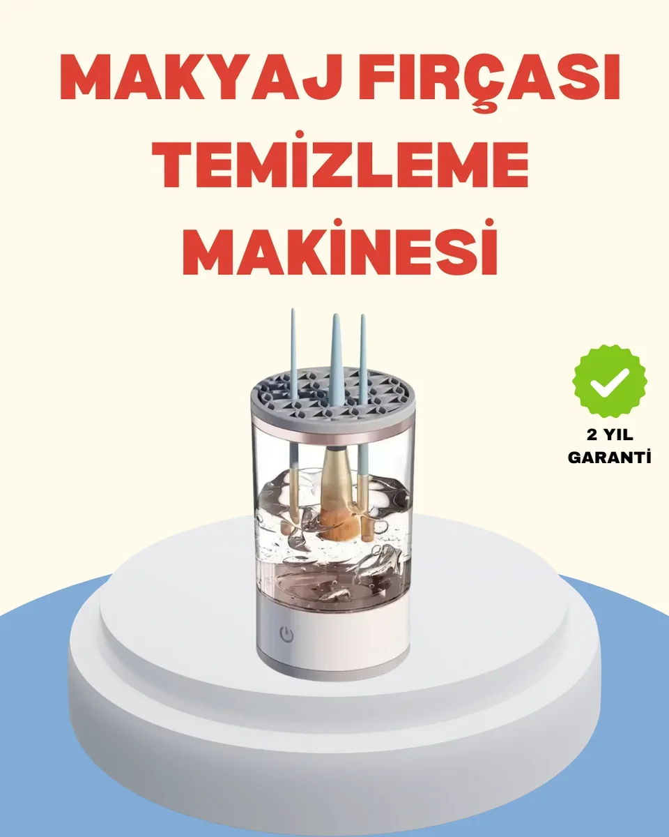 Profesyonel Makyaj Fırçası Temizleme ve Kurutma Makinesi - Hijyenik Uygulamalar İçin Gelişmiş Çözüm