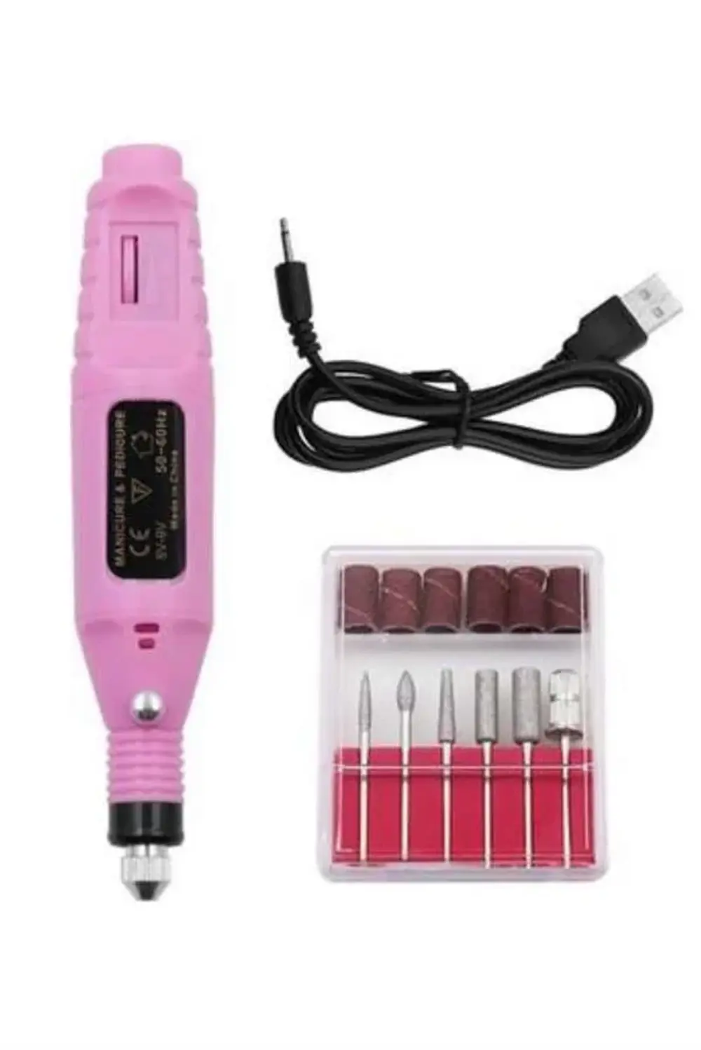 Profesyonel Manikür Pedikür Seti Törpü Makinesi Protez Tırnak Çık
