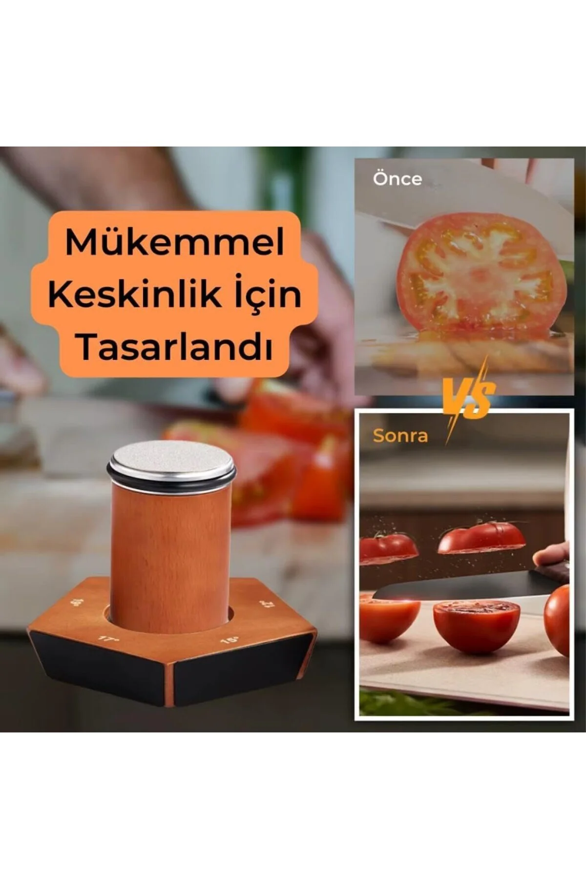 Profesyonel Manyetik 5 Açılı Bıçak Bileme Seti Tüm Bıçaklara Uyum