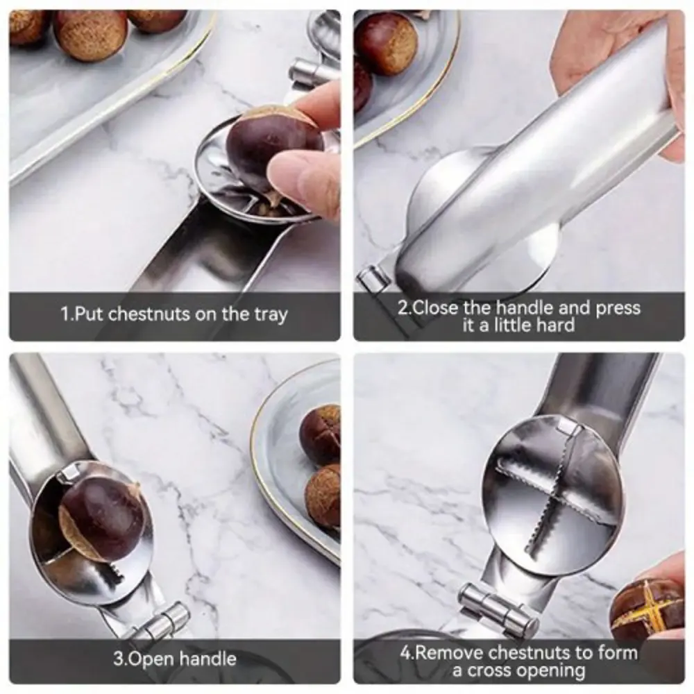 Profesyonel Metal Kestane Çizici Pense ve Soyucu Set Profesyonel Metal Kestane Çizici Pense ve Soyucu Set