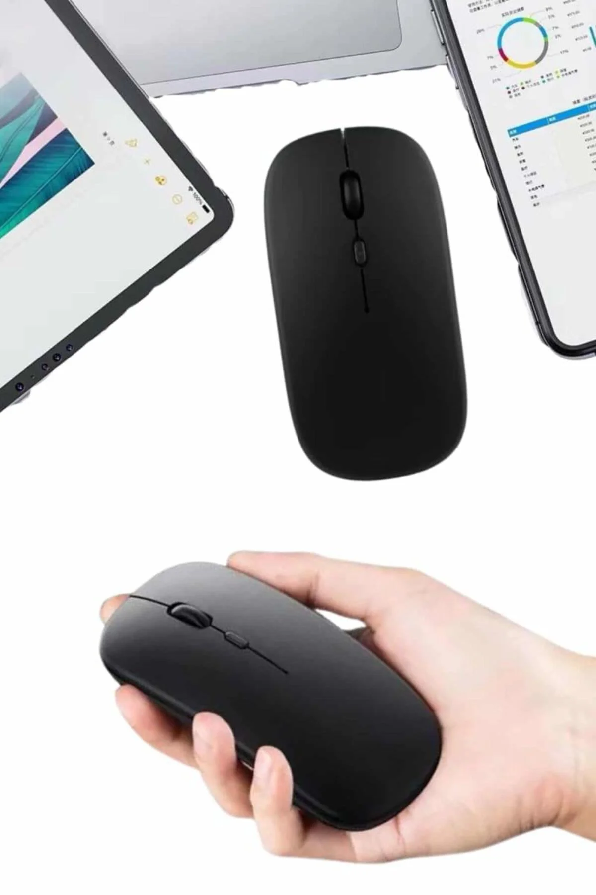 Profesyonel Mouse Wireless Faresi Bluetooth Bağlantılı Profesyonel Mouse Wireless Faresi Bluetooth Bağlantılı