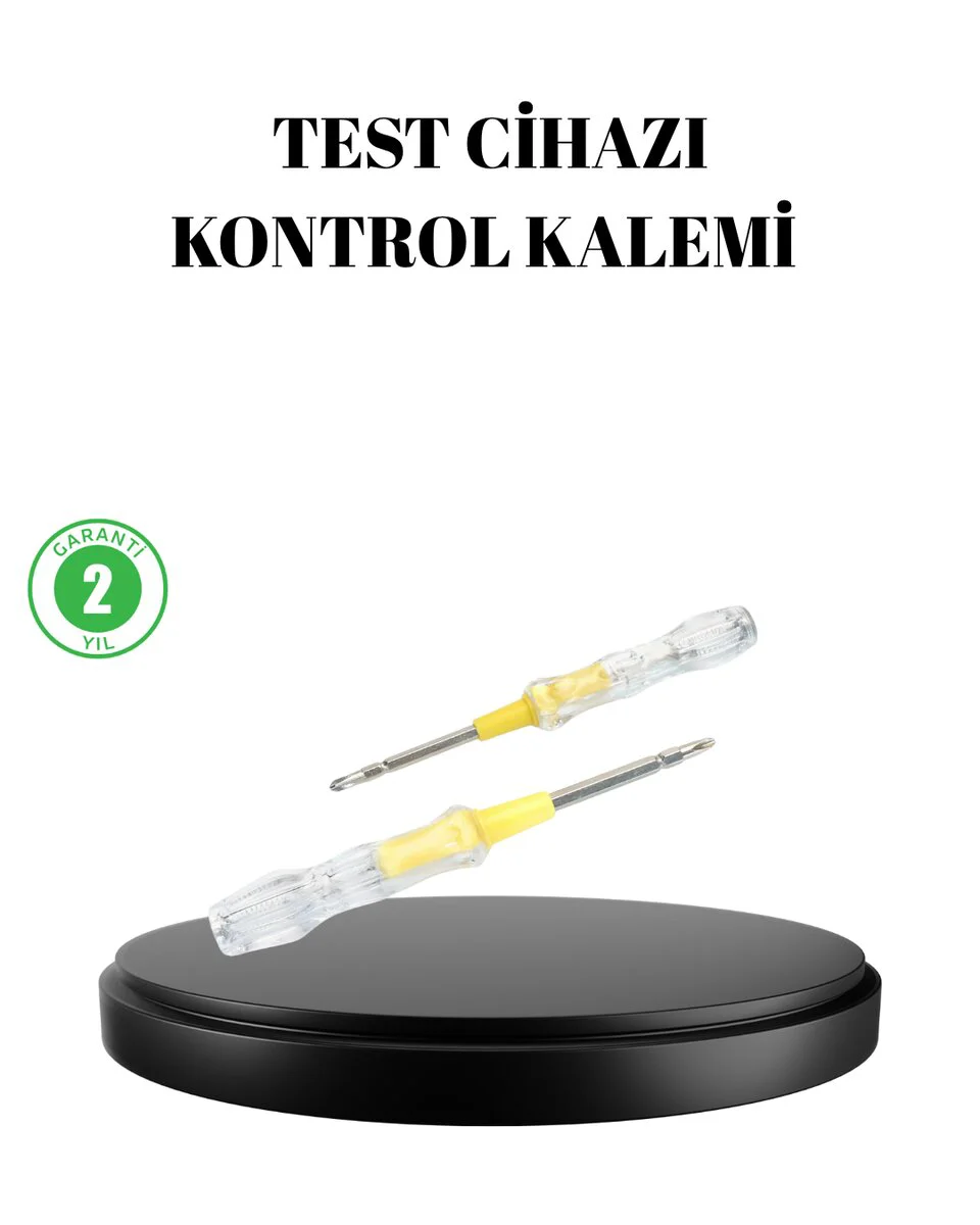 Profesyonel Neon Kontrollü Kontrol Kalemi - Elektrik Testi Aleti