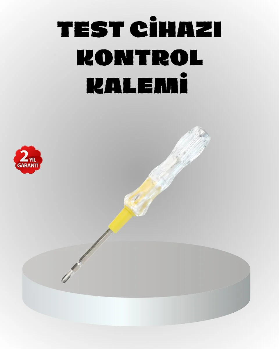 Profesyonel Neon Test Kalemi - 110V-220V Elektrik Kontrolü ve Güvenlik Aleti
