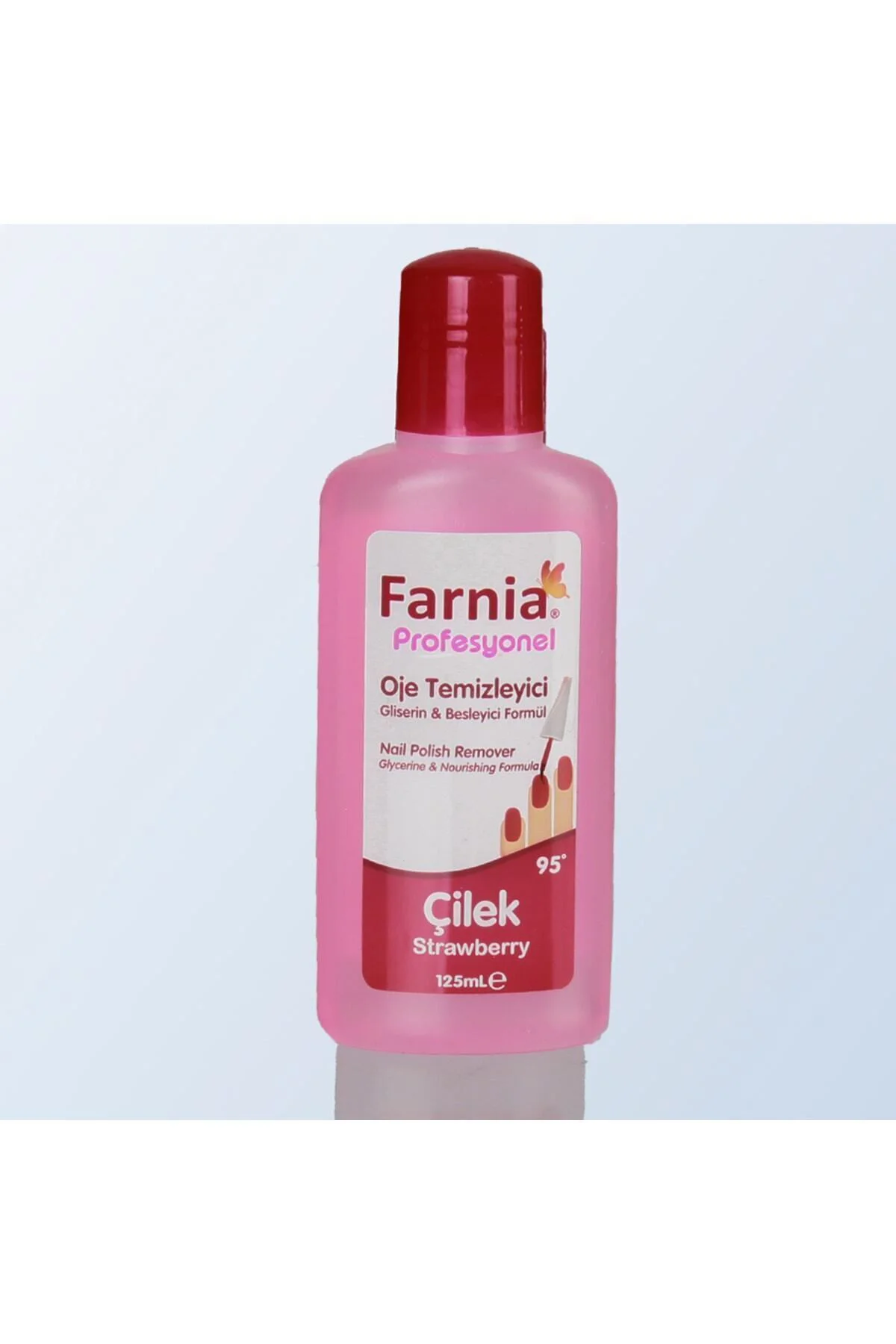 Profesyonel Oje Temizleyici Aseton Çilek 125 Ml 95 Derece