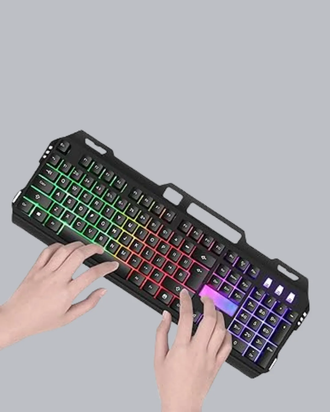 Profesyonel Oyuncu Klavye Mouse Seti – RGB Işıklı, Türkçe Q, DPI 