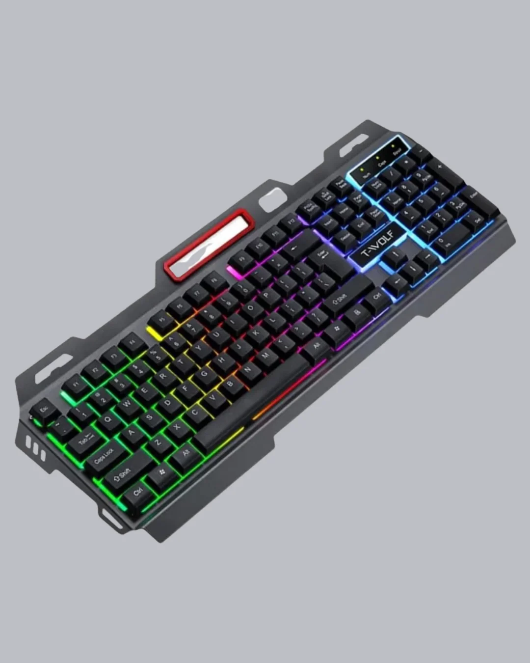 Profesyonel Oyuncu Klavye Mouse Seti – RGB Işıklı, Türkçe Q, DPI 