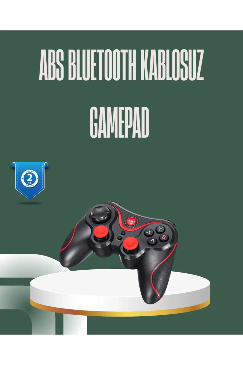Profesyonel Oyuncu Kablosuz Gamepad Çoklu Cihaz Desteği