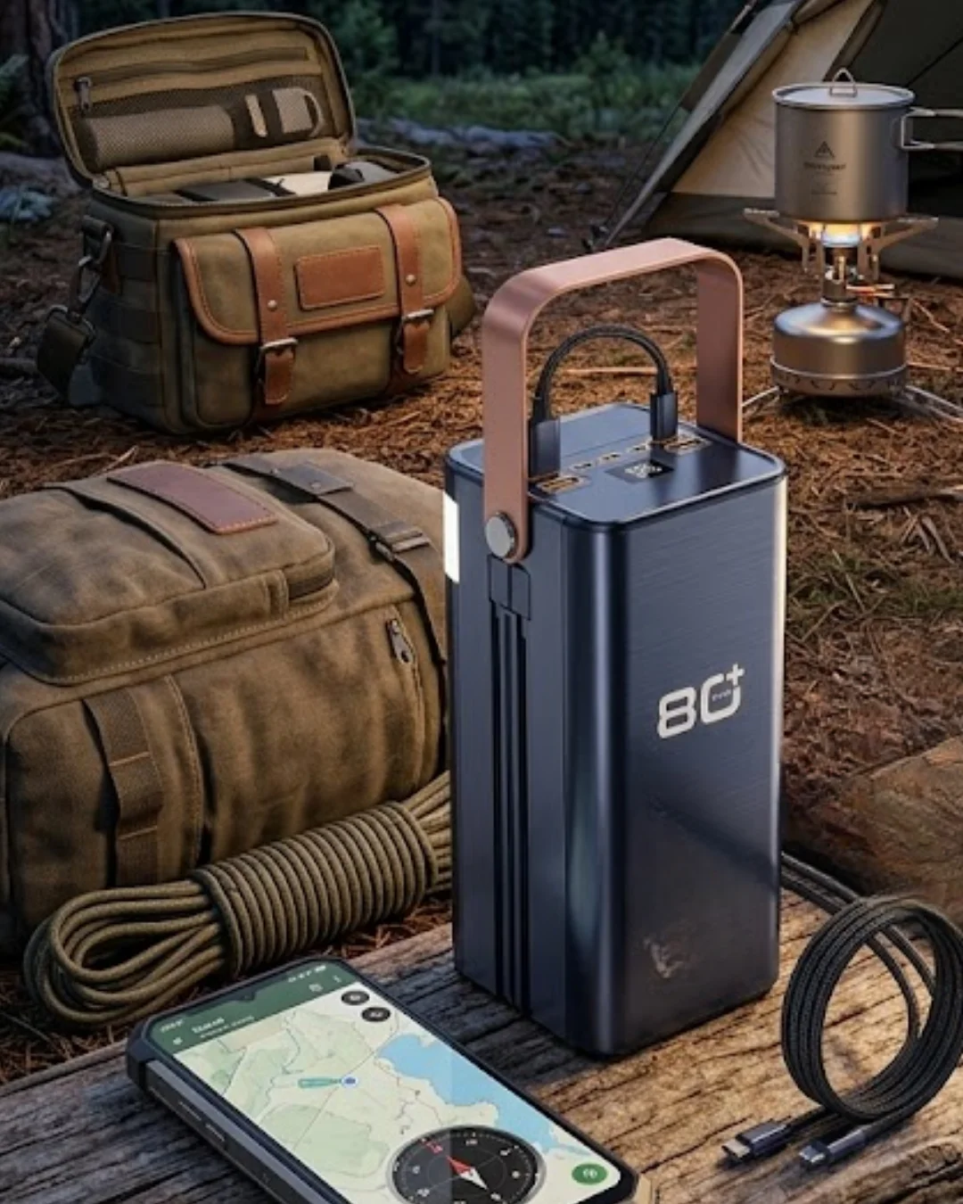 Profesyonel Powerbank 80000 mAh Çoklu Giriş Çıkış Destekli Uzun S