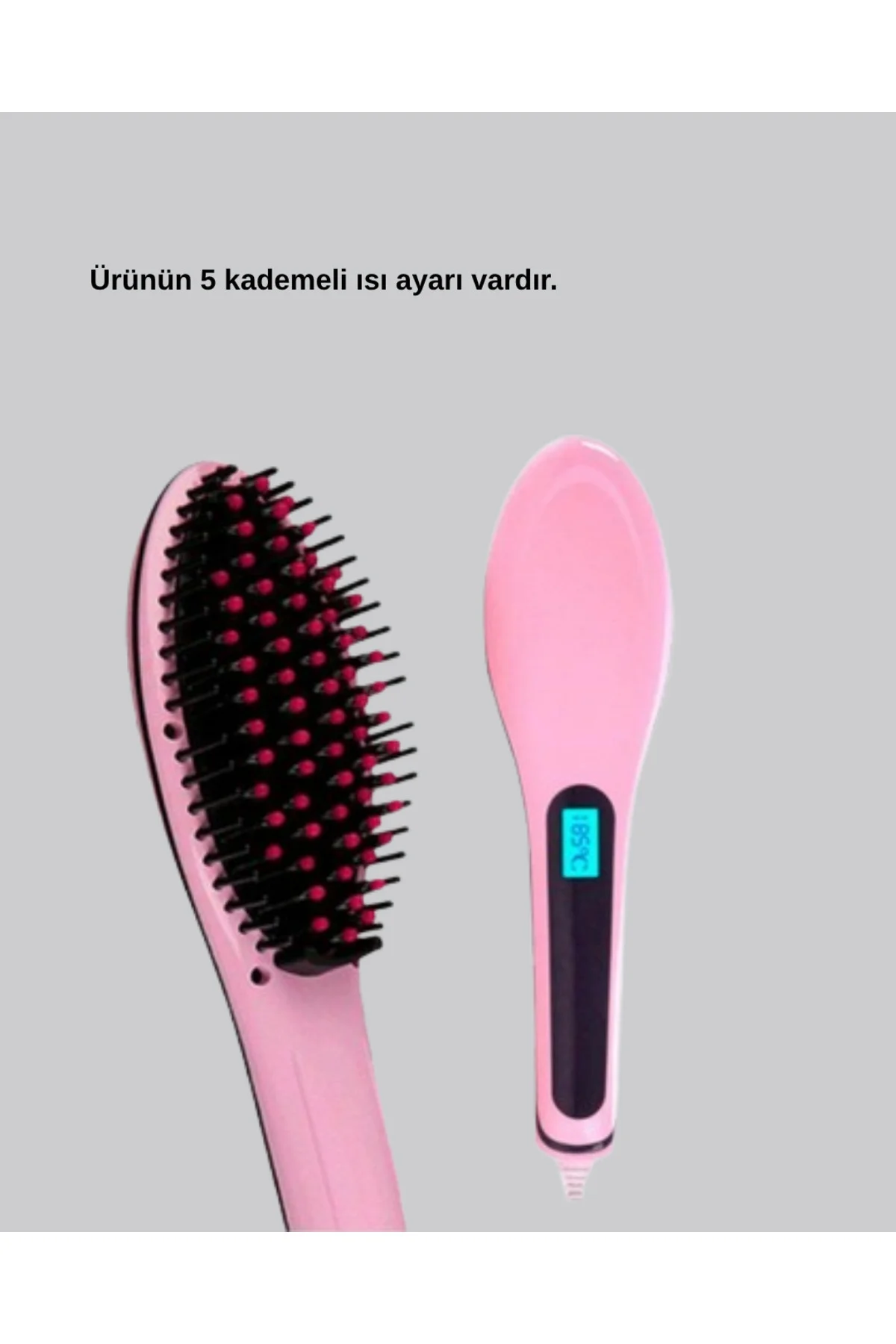 Profesyonel Saç Düzleştirici Tarak – 230°C Maksimum Isı, Hızlı Is