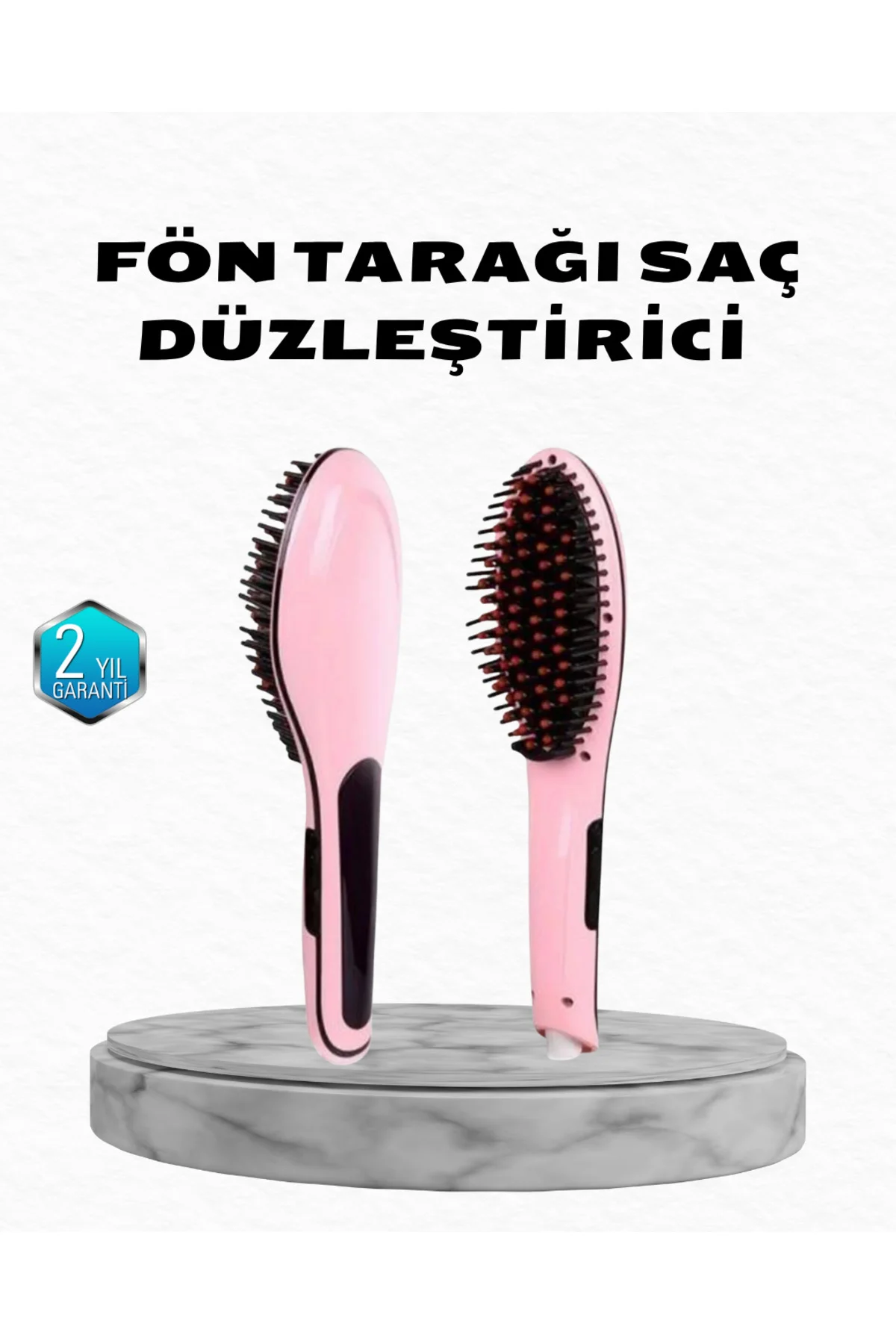 Profesyonel Saç Düzleştirici 5 Kademeli Isı Ayarlı Seramik Plakal