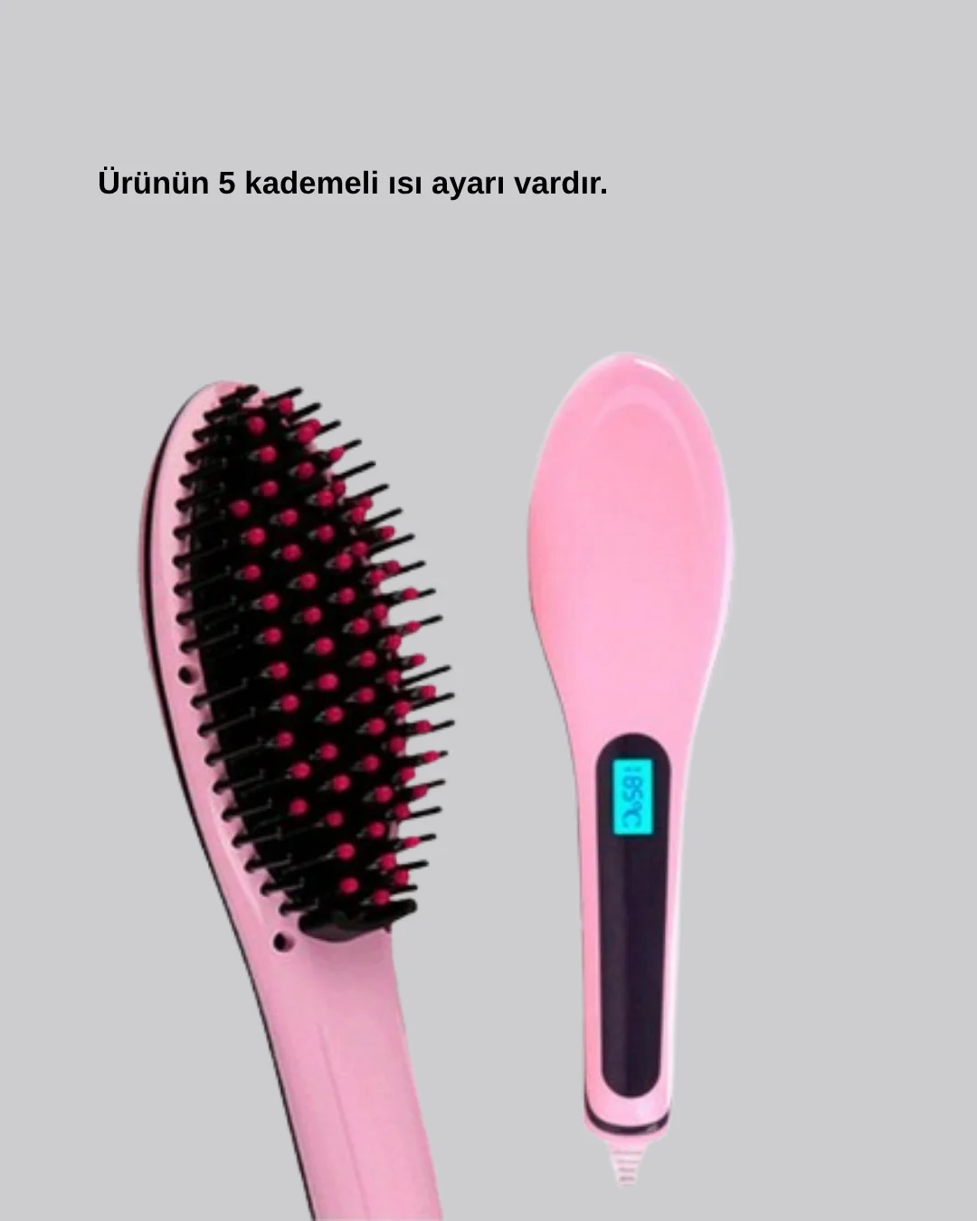 Profesyonel Saç Düzleştirici Tarak – 230°C Maksimum Isı, Hızlı Is