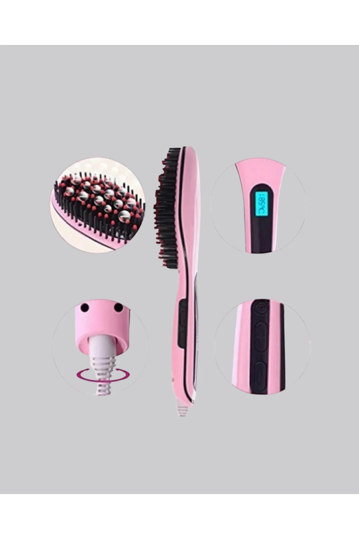 Profesyonel Saç Düzleştirici Tarak – 230°C Maksimum Isı, Hızlı Is