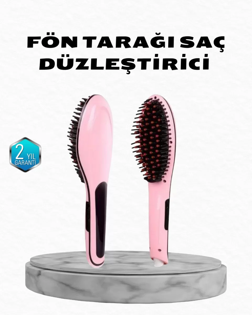 Profesyonel Saç Düzleştirici 5 Kademeli Isı Ayarlı Seramik Plakalı - Lisinya
