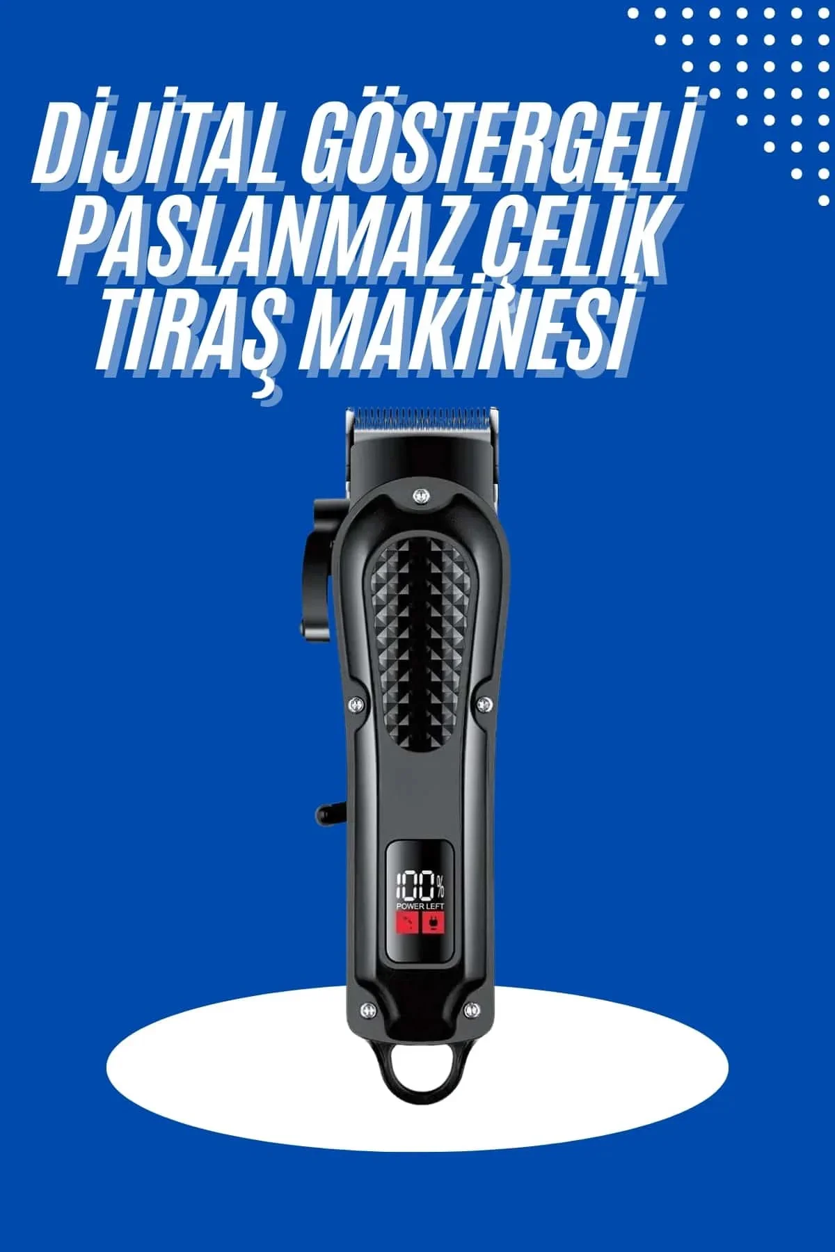 Profesyonel Saç Kesme Aleti Dijital Saç Sakal Tıraş Makinesi Uzun Ömürlü Profesyonel Saç Kesme Aleti Dijital Saç Sakal Tıraş Makinesi Uzun Ömürlü