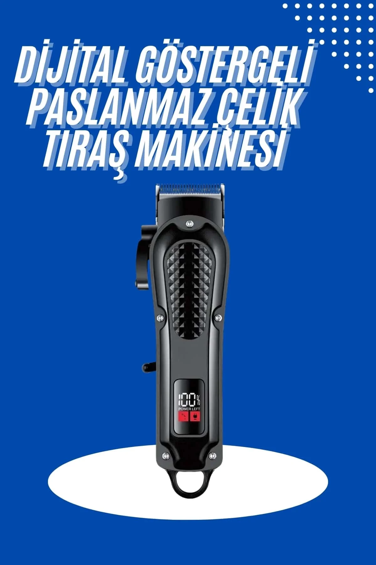 Profesyonel Saç Kesme Aleti Dijital Saç Sakal Tıraş Makinesi Uzun Ömürlü Profesyonel Saç Kesme Aleti Dijital Saç Sakal Tıraş Makinesi Uzun Ömürlü