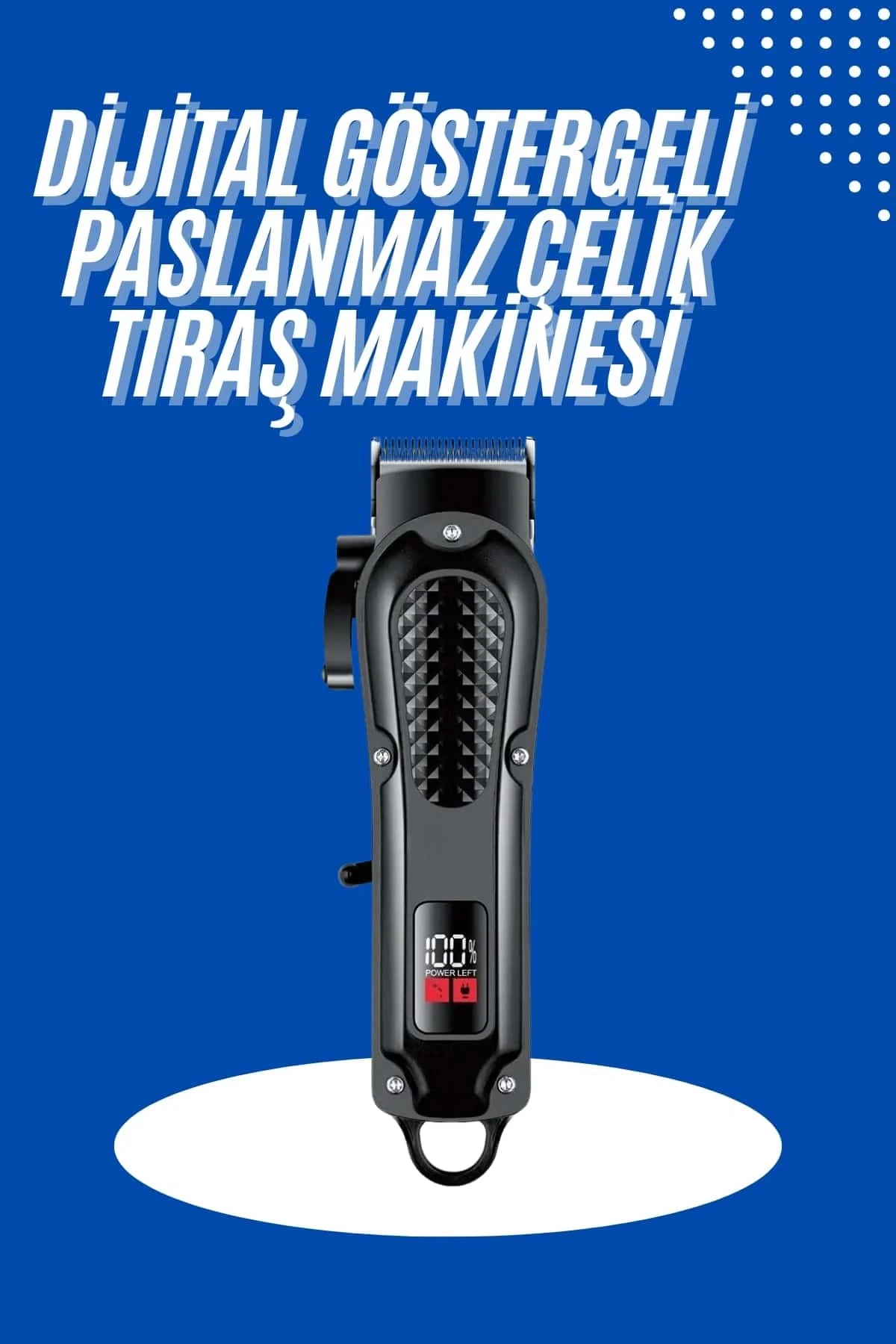 Profesyonel Saç Kesme Aleti Dijital Saç Sakal Tıraş Makinesi Uzun Ömürlü Profesyonel Saç Kesme Aleti Dijital Saç Sakal Tıraş Makinesi Uzun Ömürlü