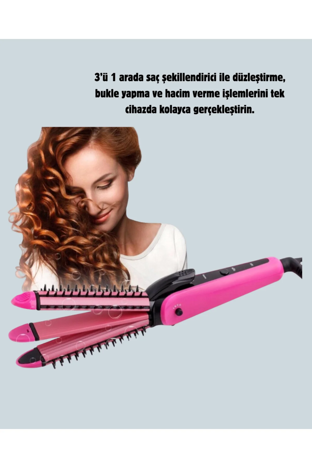 Profesyonel Saç Şekillendirici | Düzleştirici ve Maşa