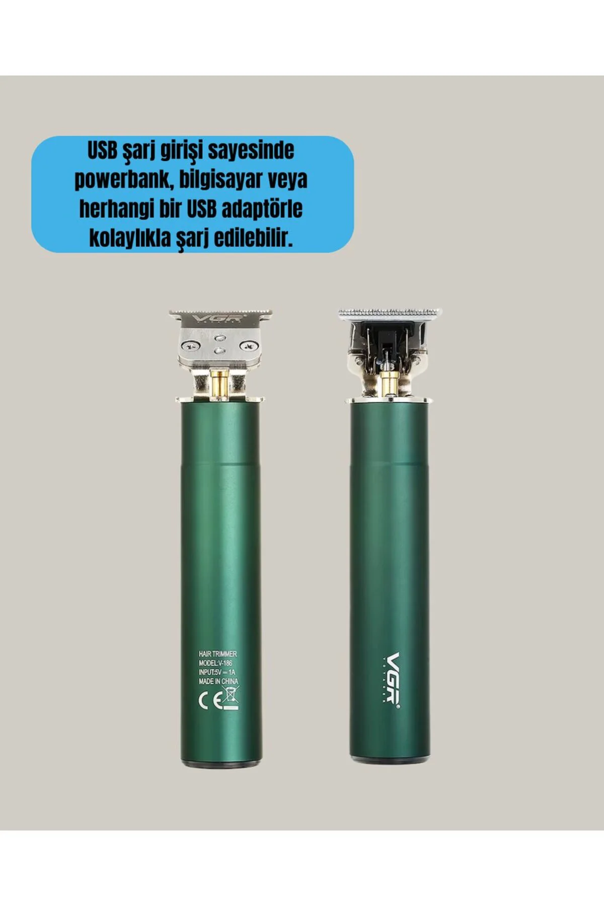 Profesyonel Salon Kalitesinde Saç ve Sakal Kesme Makinesi