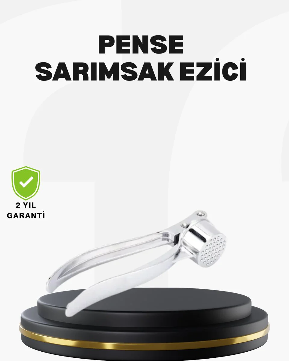 Profesyonel Sarımsak Ezici - Sağlam Yapı, Rahat Kavrama ve Hijyenik Mutfak Çözümü
