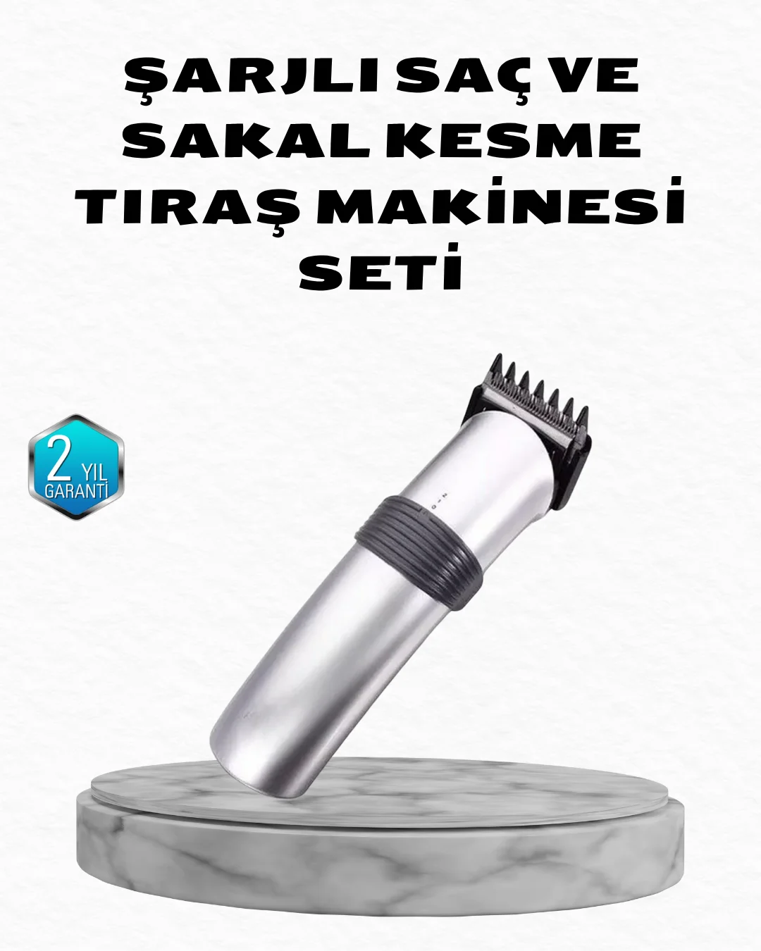 Profesyonel Şarjlı Saç ve Sakal Kesme Makinesi – Paslanmaz Çelik Bıçaklı, Ergonomik ve Sessiz Motorlu Profesyonel Şarjlı Saç ve Sakal Kesme Makinesi – Paslanmaz Çelik Bıçaklı, Ergonomik ve Sessiz Motorlu