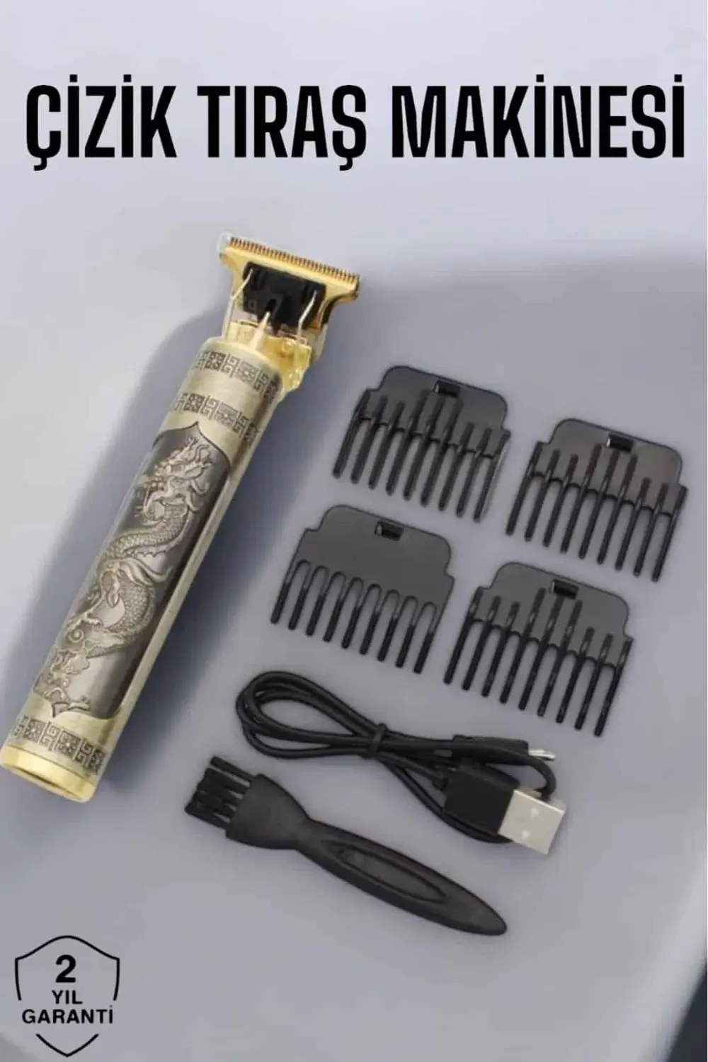 Profesyonel Şarjlı Saç ve Sakal Şekillendirici Çizik Tıraş Makine