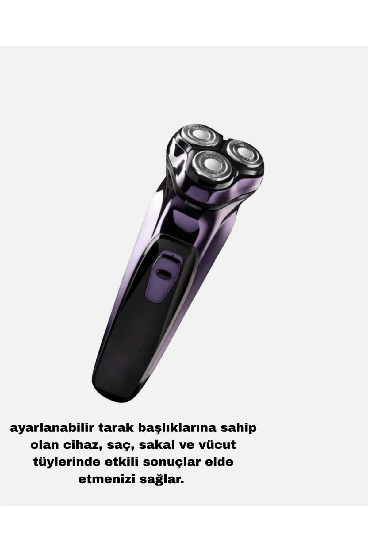 Profesyonel Şarjlı Tıraş Makinesi Ayarlanabilir Başlıklı Kablosuz