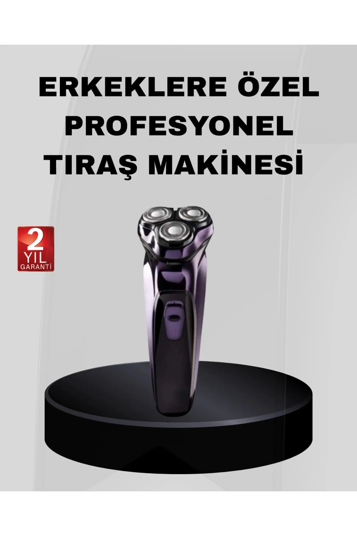 Profesyonel Şarjlı Tıraş Makinesi Ayarlanabilir Başlıklı Kablosuz