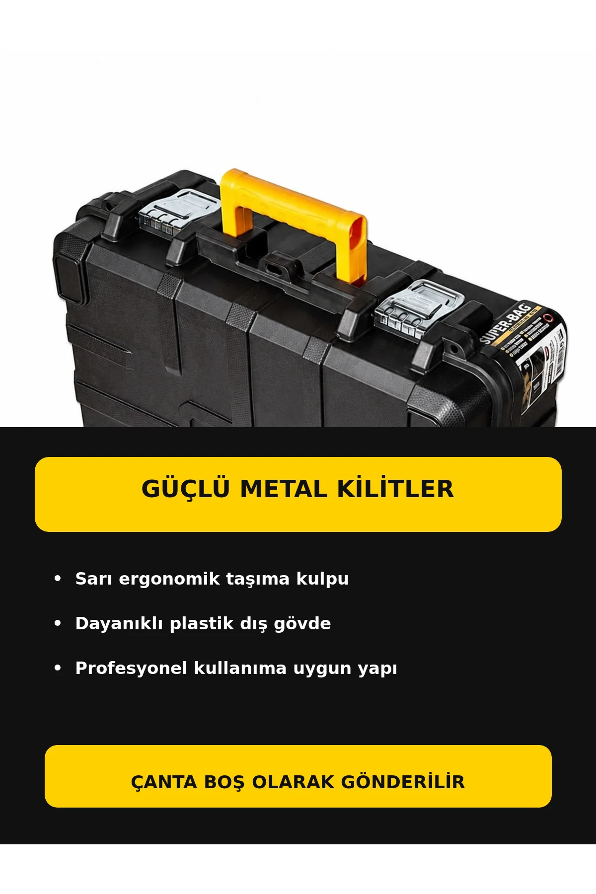 Profesyonel Teknisyen Takım Çantası Bond Tipi Metal Kilitli Bölmeli Profesyonel Teknisyen Takım Çantası Bond Tipi Metal Kilitli Bölmeli Fiyatı, Yorumları ve Özellikleri
