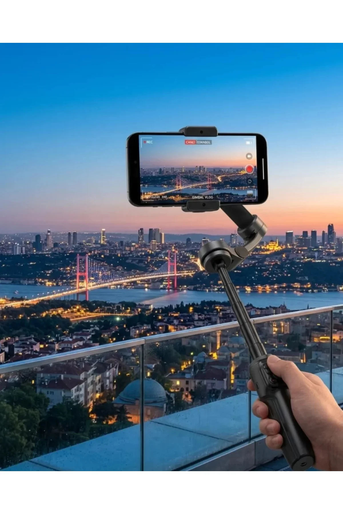 Profesyonel Telefon Gimbal Stabilizer 3 Axis Video Sabitleyici Vl