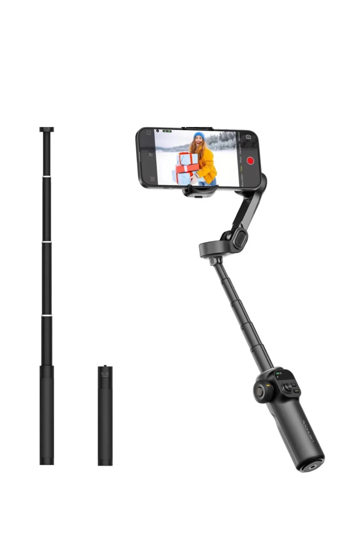 Profesyonel Telefon Video Sabitleyici Gimbal Stabilizer Vlog Apar