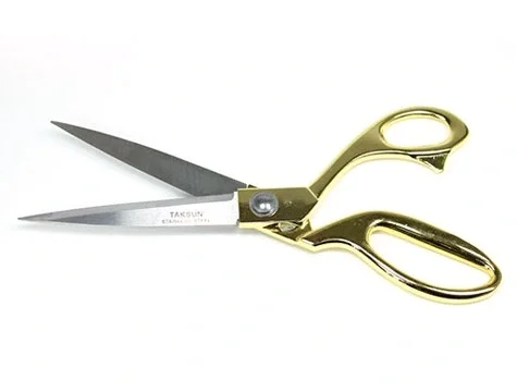 Profesyonel Terzi Makası - Altın Saplı Makas Büyük Boy Profesyonel Terzi Makası - Altın Saplı Makas Büyük Boy