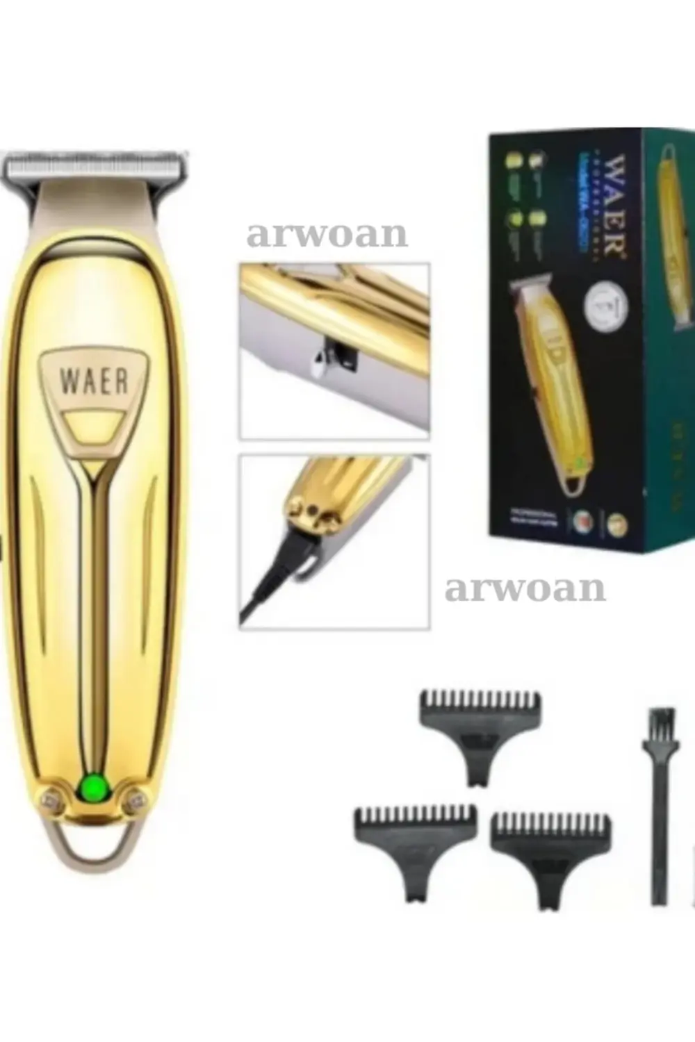 Profesyonel Tıraş Makinesi Şarjlı Sakal Ense Lazer Epilasyon Önce