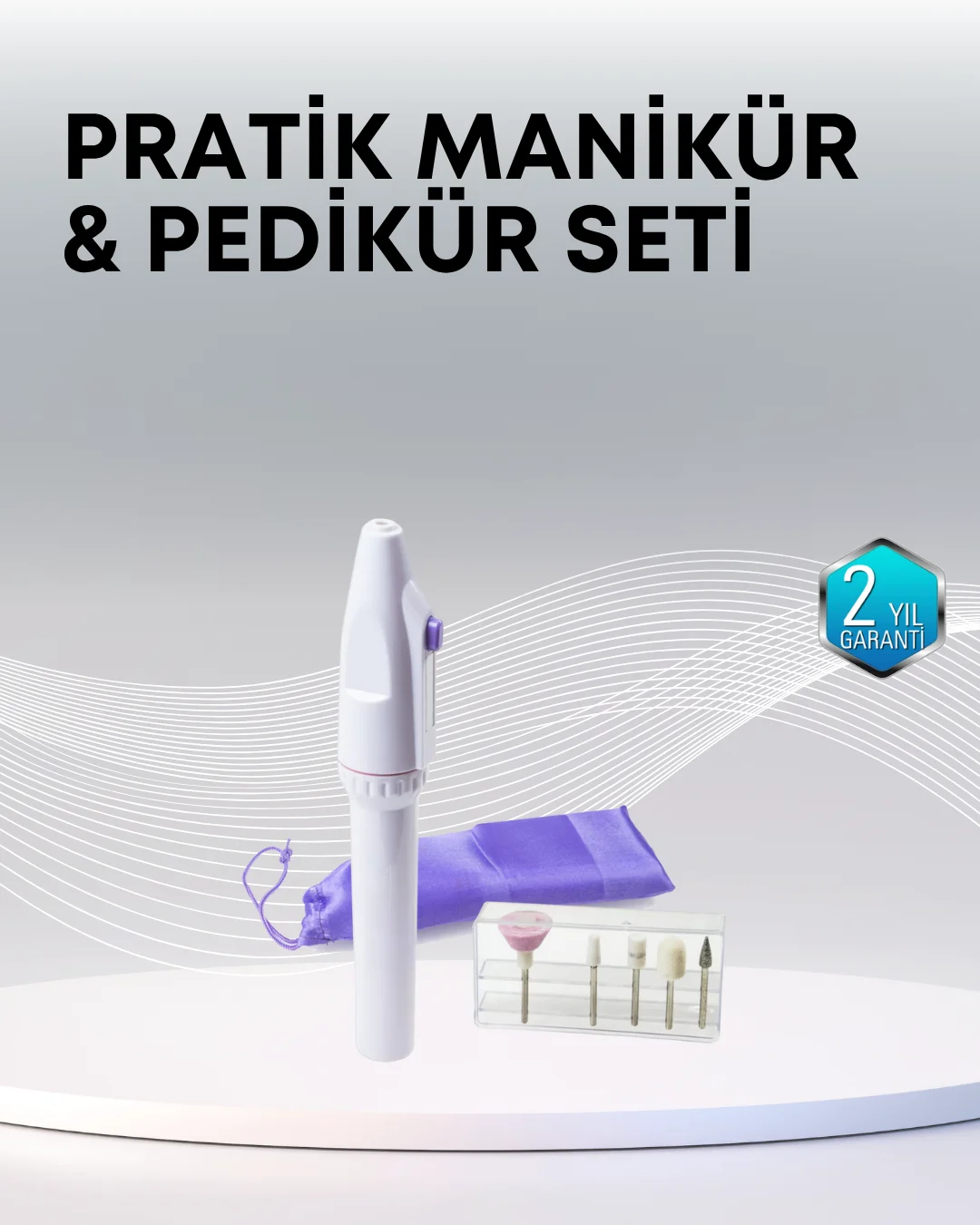 Profesyonel Tırnak Matkap Seti – Ayarlanabilir Hız, Düşük Gürültü