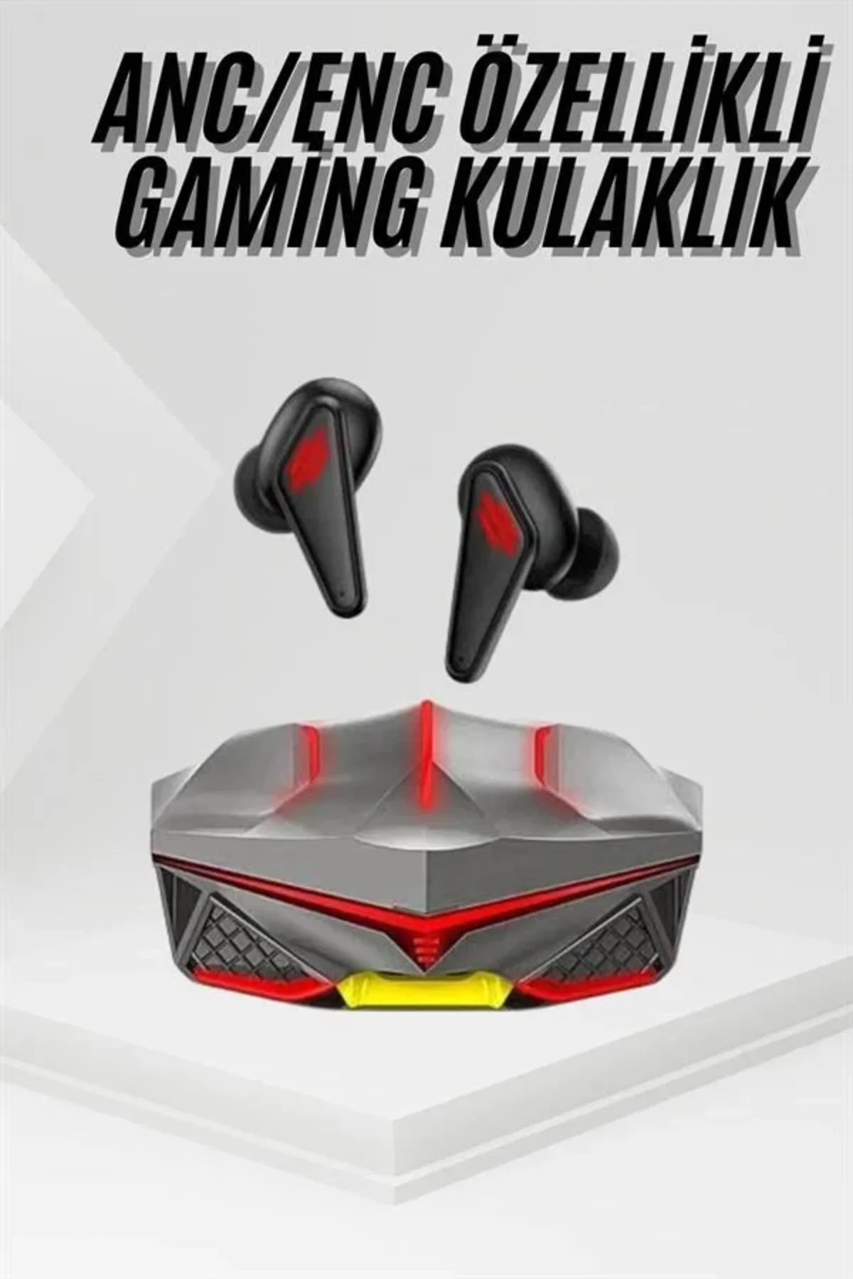 Profesyonel TWS Işıklı Kablosuz Bluetooth Kulaklık Oyuncu Kulaklığı - Görsel 2