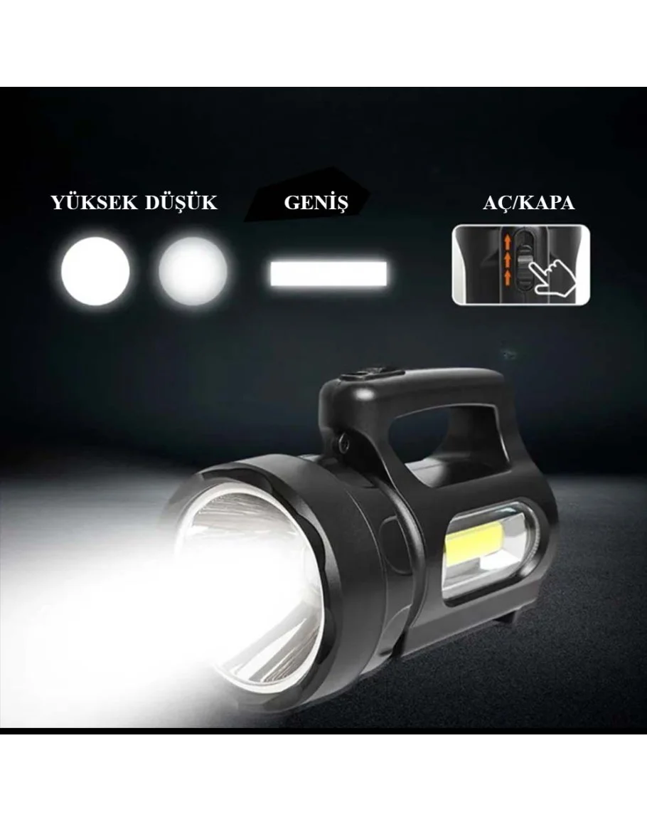 Profesyonel Ultra Güçlü LED El Feneri - Yüksek Performanslı 900 Lümen Aydınlatma Fiyatı, Yorumları ve Özellikleri
