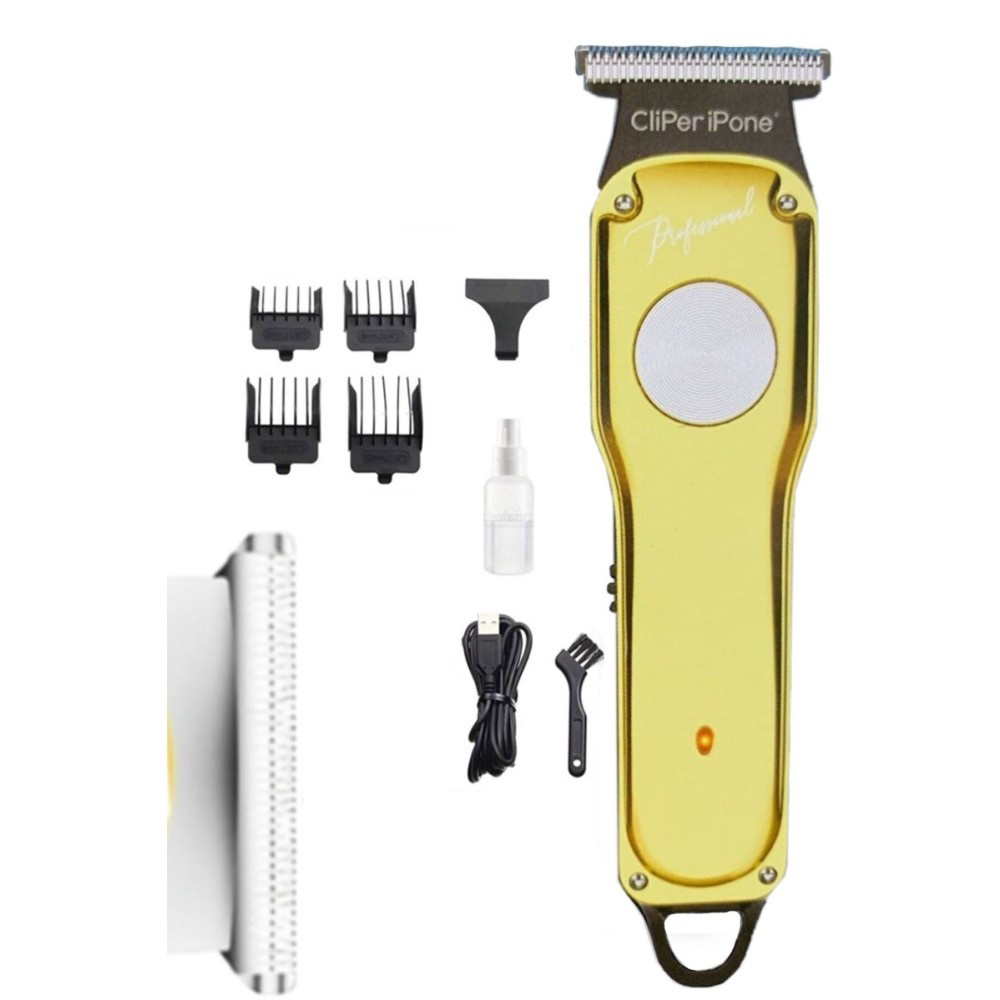 Profesyonel Usb Şarjlı Berber Tıraş Makinesi Saç Sakal Tıraş Maki