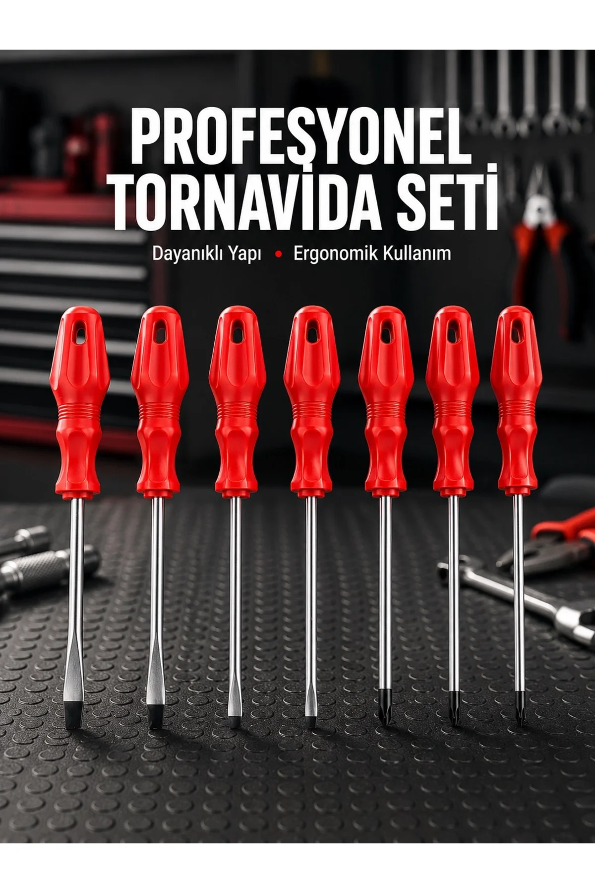 Profesyonel ve Günlük Kullanıma Uygun 7li Tornavida Seti Profesyonel ve Günlük Kullanıma Uygun 7li Tornavida Seti