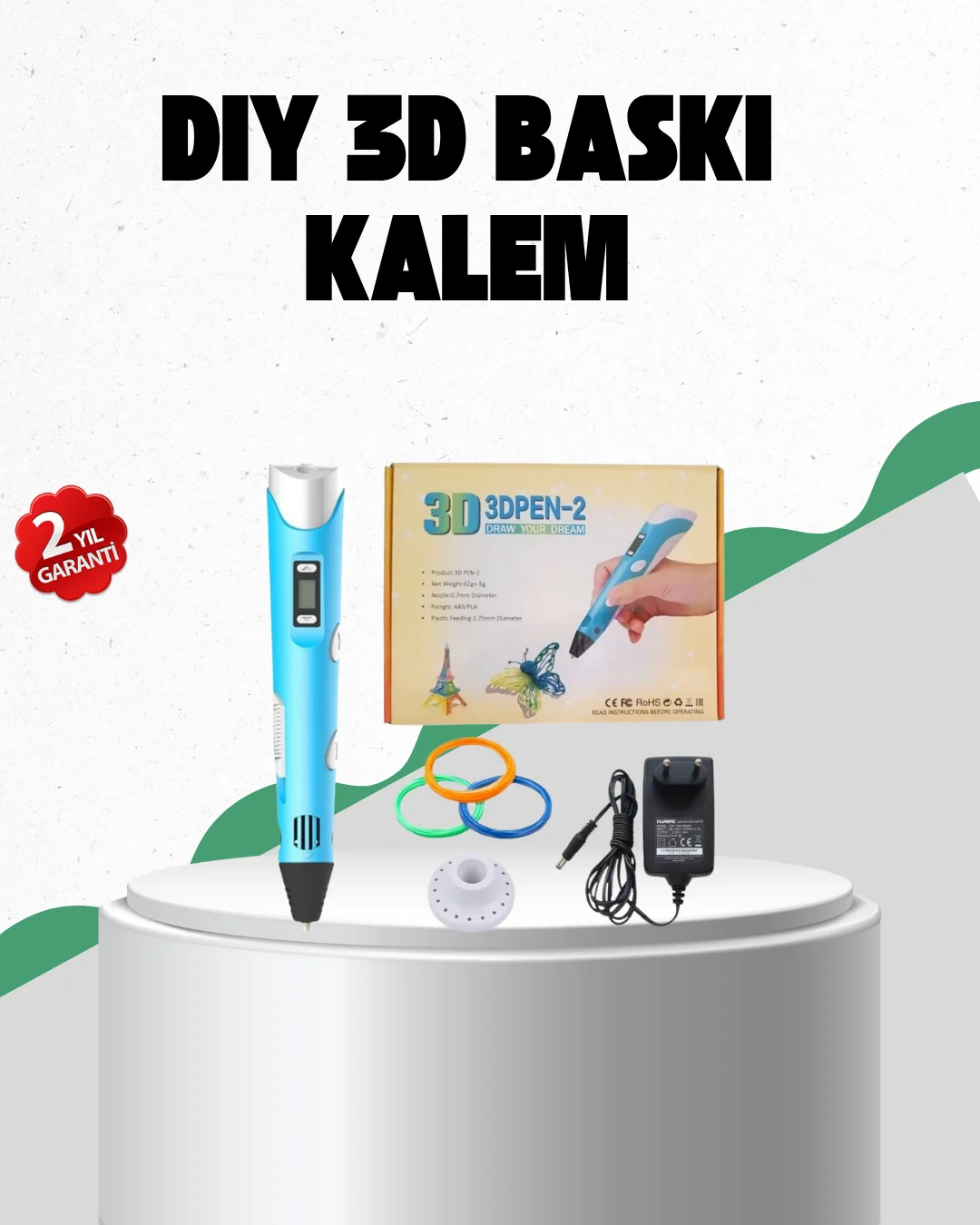Profesyonel ve Hobi İçin 3D Modelleme Kalemi Profesyonel ve Hobi İçin 3D Modelleme Kalemi