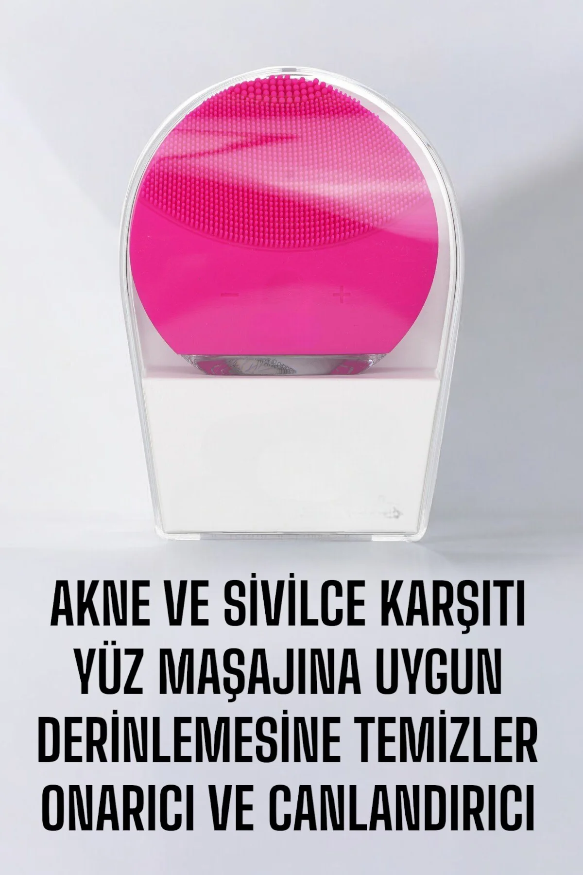 Profesyonel Yüz Temizleme Masaj Aleti Su Geçirmez, Kablosuz Şarj 