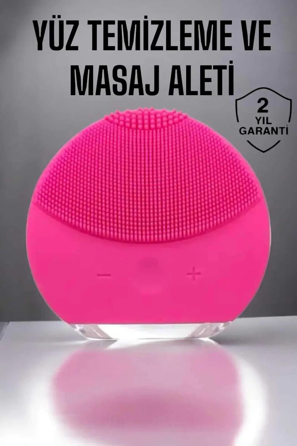 Profesyonel Yüz Temizleme Masaj Aleti Su Geçirmez, Kablosuz Şarj