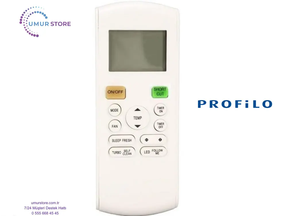 Profilo KSI09XB32N Uyumlu Klima Kumandası