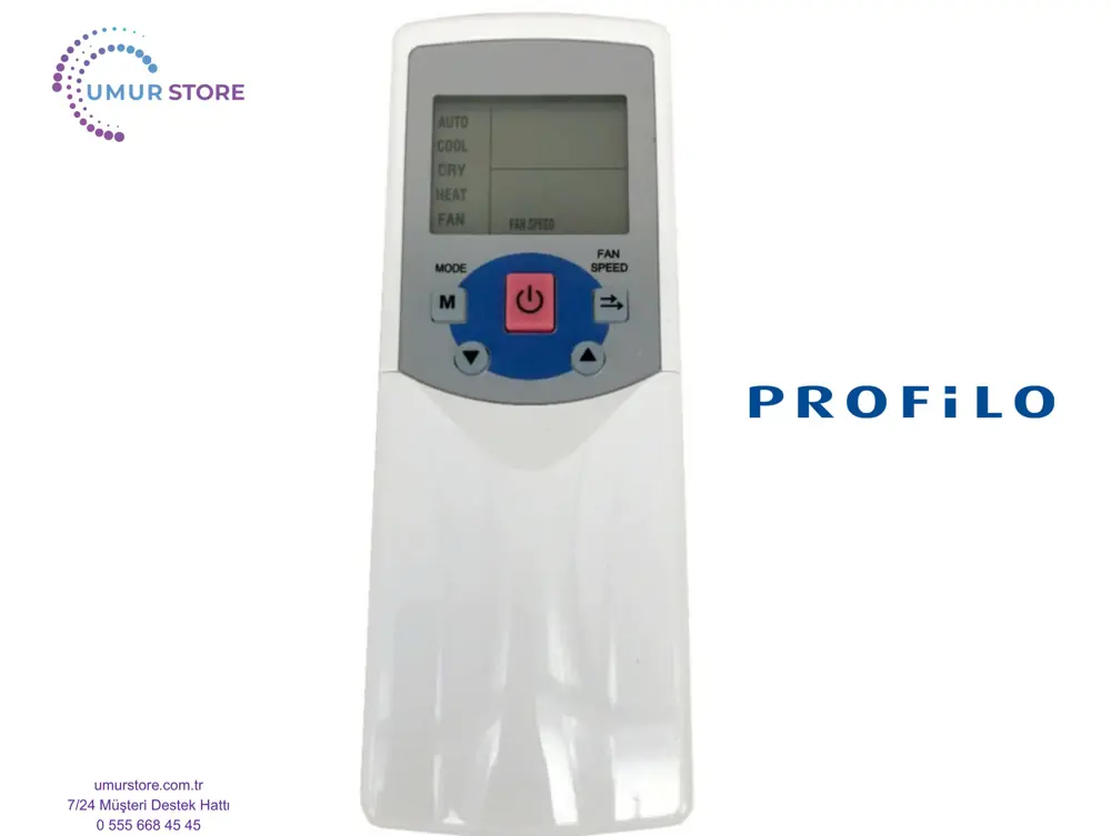 Profilo P3ZMI18602/02 Klima Kumandası Profilo P3ZMI18602/02 Klima Kumandası
