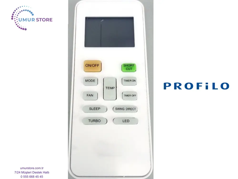 Profilo RG52D-BGE Klima Kumandası Profilo RG52D-BGE Klima Kumandası
