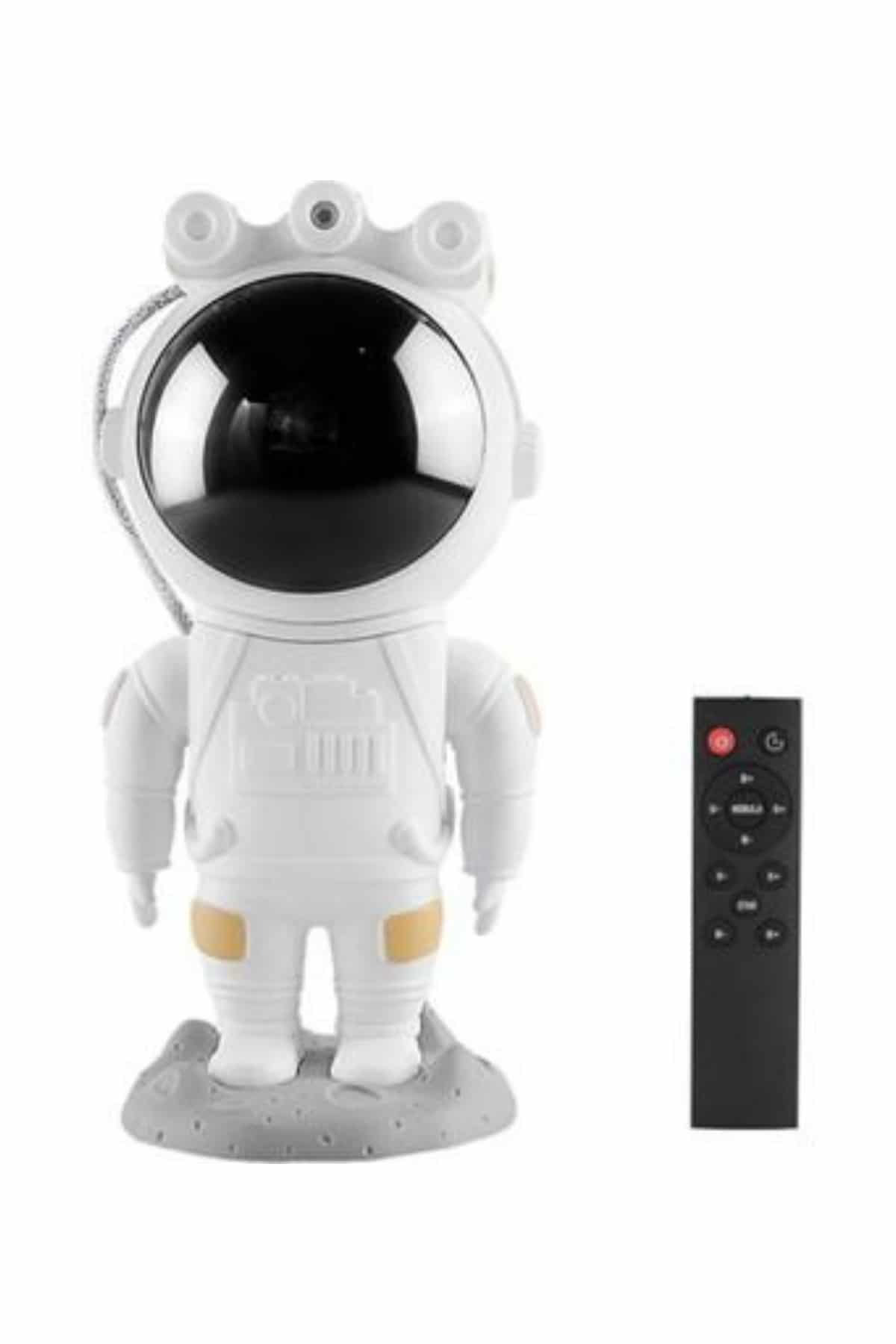 Projeksiyon Astronot Lamba Speaker Sevimli Astronot Bluetooth Hop